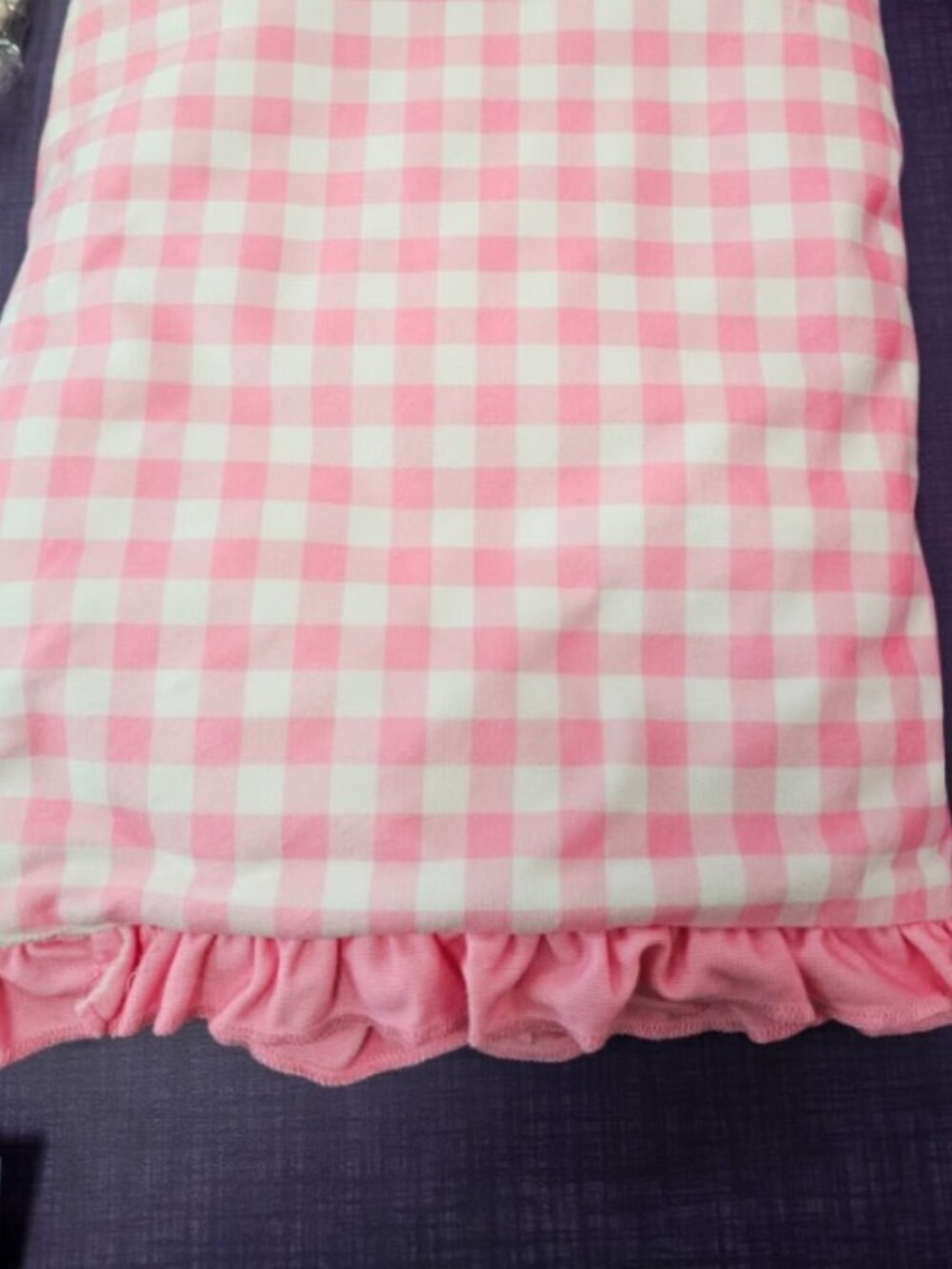 Pink Gingham Swim Towel